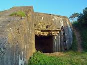 English: German Casemate at Omaha Beach (Normandy)