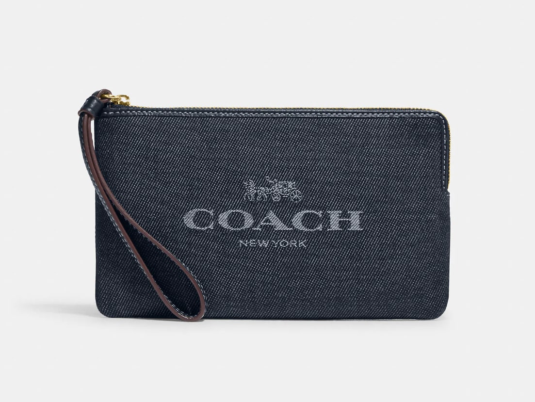 Coach Large Corner Zip image