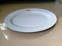 Piring Oval Jumbo 17 Inchi Putih Melamine - Golden Dragon P0317 - 2