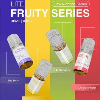 Foom Lite Fruity Series 30ML Mango Berry Honeydew Watermelon Ice by Foom Lab Liquid Pods Friendly