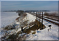 TL9864 : Railway line near Elmswell Hall by Andrew Hill