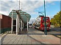 SJ8990 : Wellington Road North Bus Shelter by Gerald England