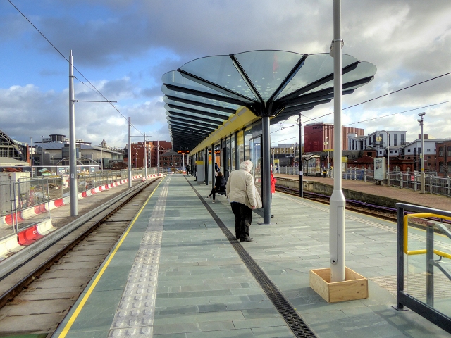 Deansgate-Castlefield Tram Stop (Jan... © David Dixon :: Geograph ...