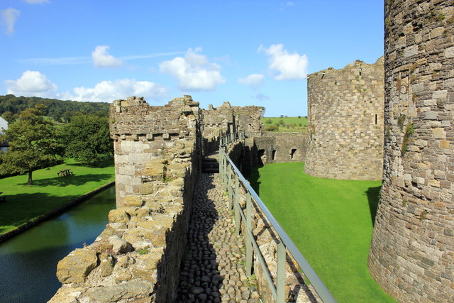 The Outer Curtain Wall of Beaumaris Castle