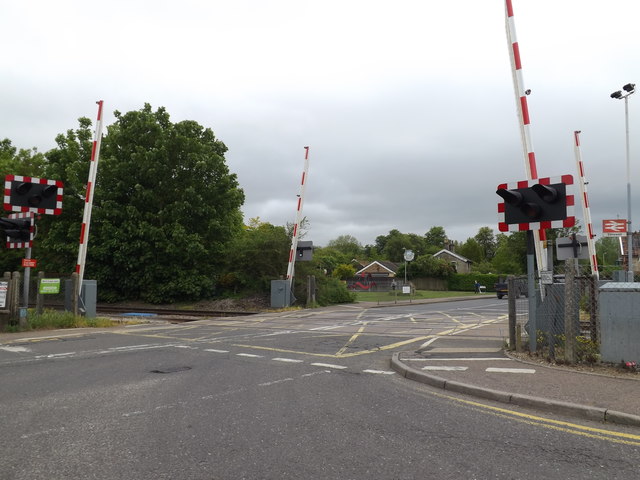 Elmswell Level Crossing on Station Road