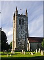 SU8346 : Farnham: the tower of St Andrew's church by Stefan Czapski