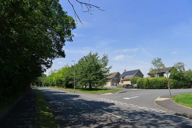 Chatsworth Road leading off Casterton Road (B1081), Stamford