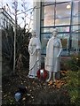 SJ3032 : Nursing statues at Robert Jones and Agnes Hunt Hospital by Richard Hoare