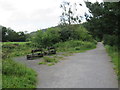 ST4454 : Strawberry Line path near Cheddar by Malc McDonald