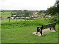 ST4254 : Bench with a view, near Axbridge by Malc McDonald