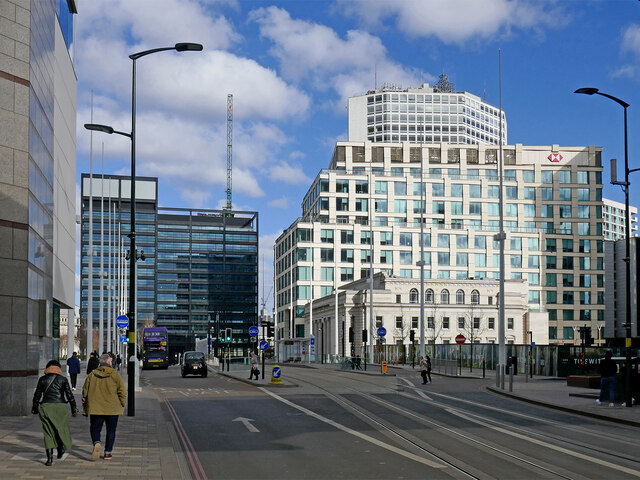 Broad Street in Birmingham