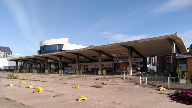 Exeter bus stations old & new