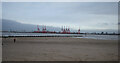 SJ3194 : A view across The Mersey from Marine Promenade, New Brighton by habiloid