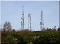 NZ5618 : Communication masts, Eston Nab by JThomas