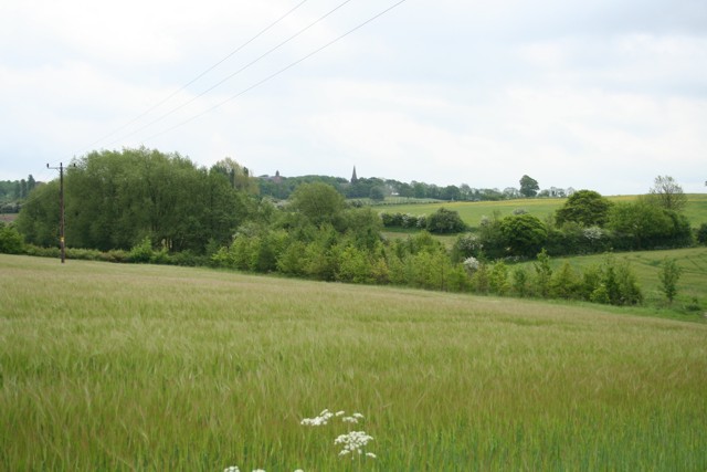 View across fields, Mount St Marys College