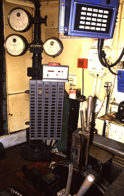 Winding engine controls, Britannia Colliery