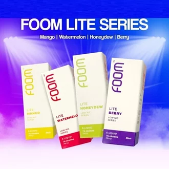 FOOM LITE SERIES - HONEYDEW - WATERMELON - MANGO - BERRY BY FOOM LAB SALT NIC 10MG 30ML