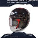 Helm KYT Kyoto Polos M L XL - Putih/Hitam Doff/ Hitam Kilat/ Biru - 4