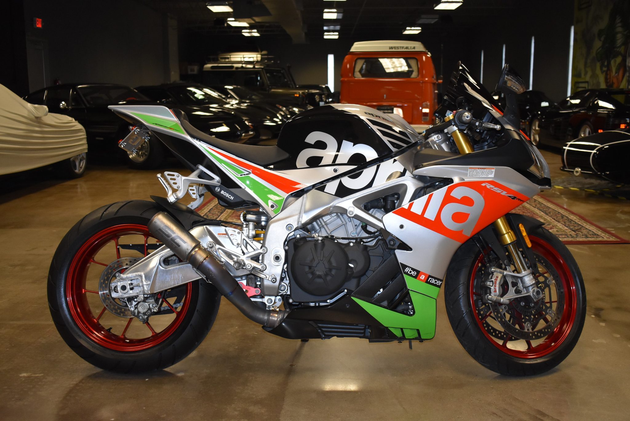 LimitedEdition Aprilia RSV4 RF Appears on the Block Looking Clean as a