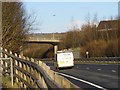 SN4221 : A40(T) and Abergwili Road overpass by Alan Harris