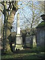 SP0588 : Key Hill Cemetery, Hockley: trees and memorials, upper area by Robin Stott