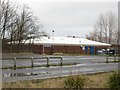 NZ2369 : Red House Farm Football Club building by Graham Robson