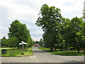 TQ0343 : B2128 road and village green, Shamley Green by Malc McDonald