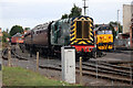 SO8376 : Severn Valley Railway - empty coaching stock movement by Chris Allen