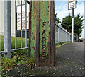 J4880 : Stench pipe, Bangor by Rossographer