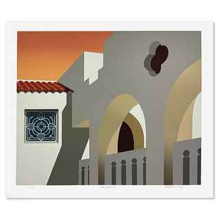 William Schlesinger (1915-2011), "Patio Del Sol" Limited Edition Serigraph, Numbered 240/285 and Hand Signed with Letter of Authenticity