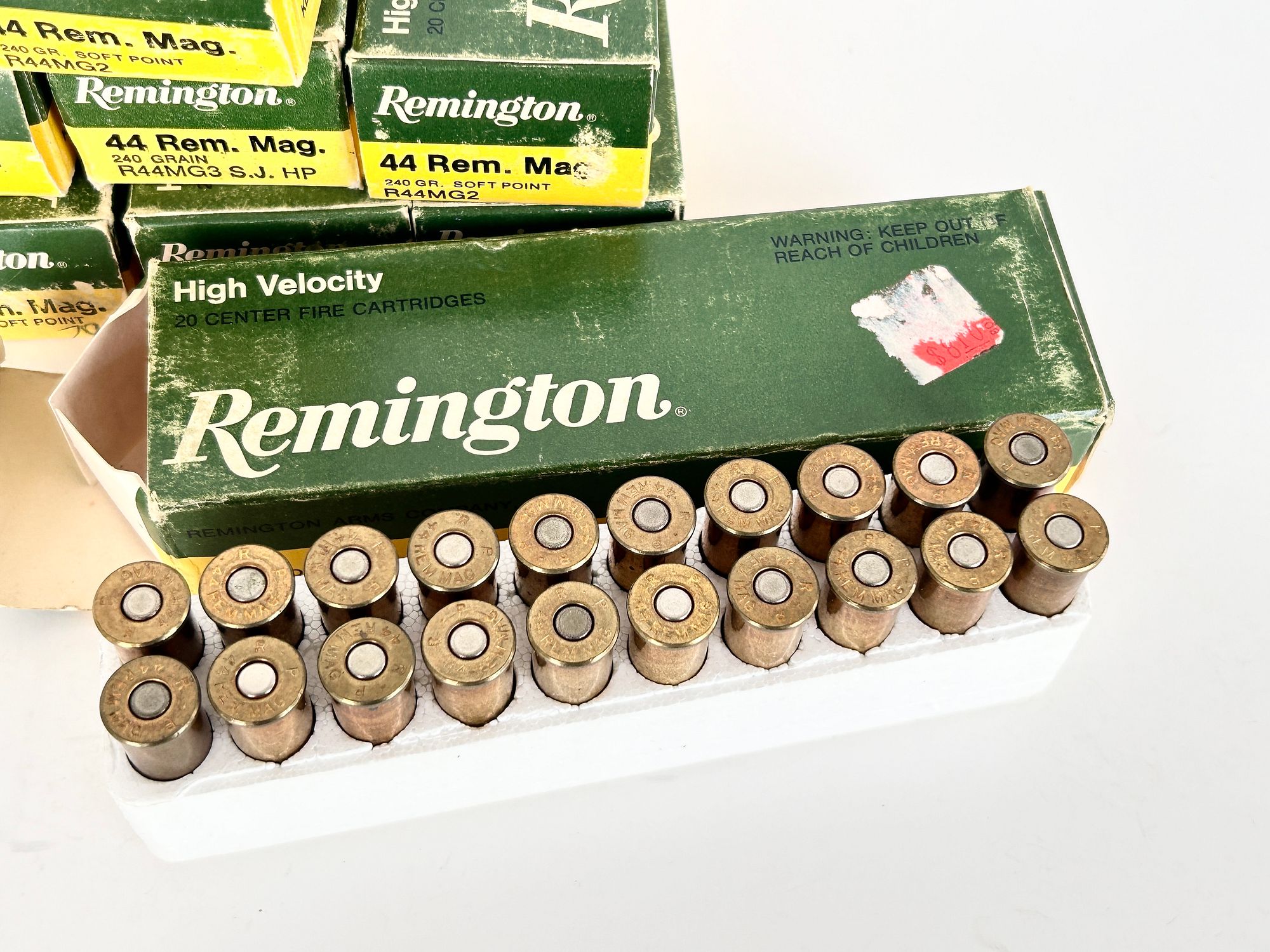 Remington .44 mag Cartridges sold at auction from 12th June to 27th ...