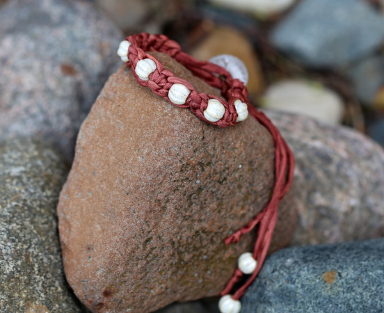 Sun-Kissed Melon Shamballa Bracelet