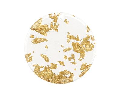 Zola Elements Gold Foil Acetate Coin Focal 30mm