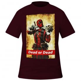 T-Shirt Homme DEADPOOL - Dead Or Dead