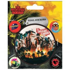 Pack de 5 Stickers SUICIDE SQUAD - Team