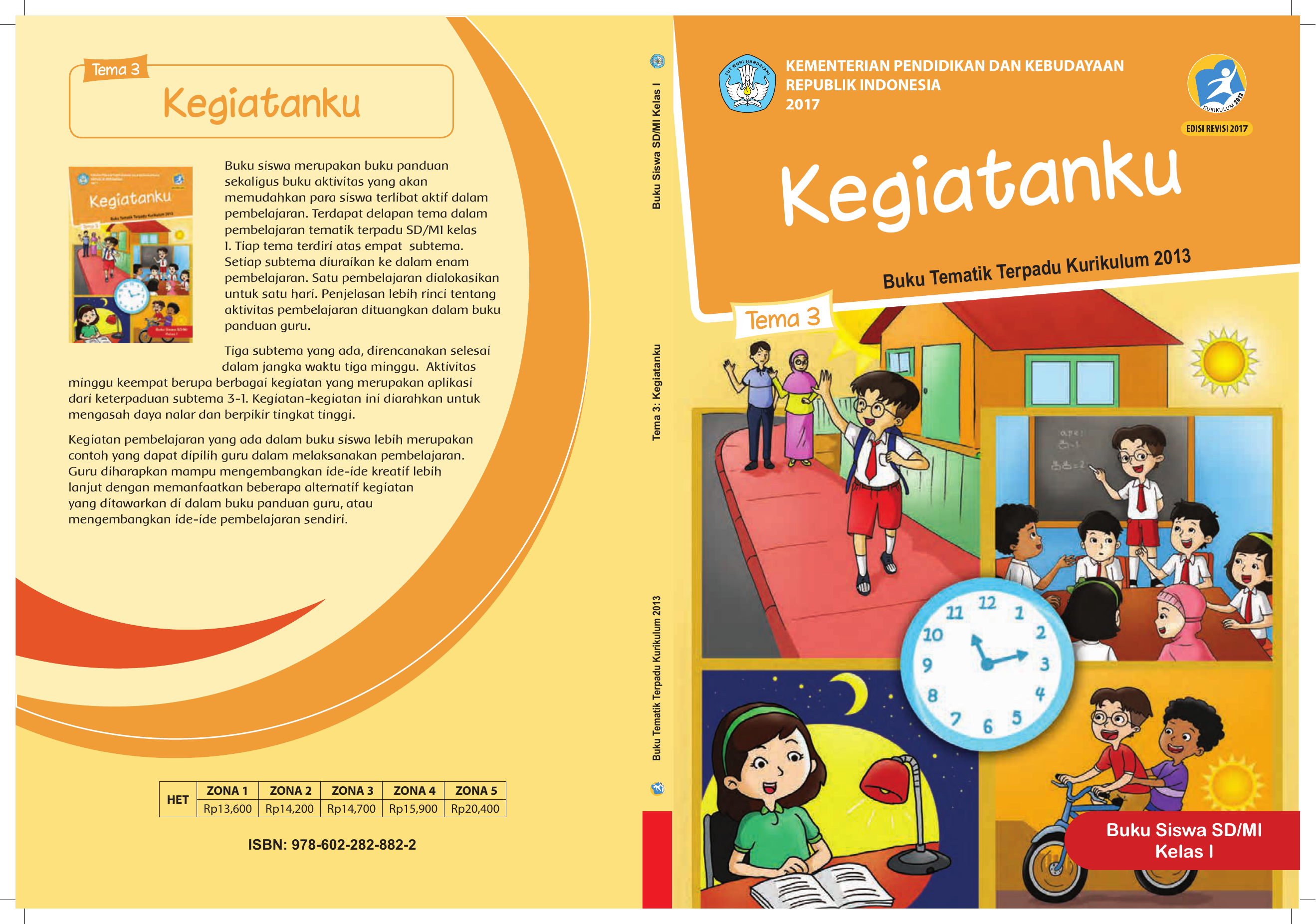 Buku siswa merupakan buku panduan sekaligus buku aktivitas yang akan memudahkan para siswa terlibat aktif dalam pembelajaran Terdapat delapan tema dalam