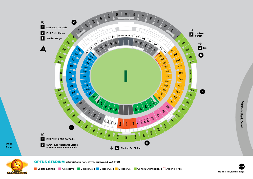 Optus Stadium - Burswood, WA | Tickets, 2023 Event Schedule, Seating Chart