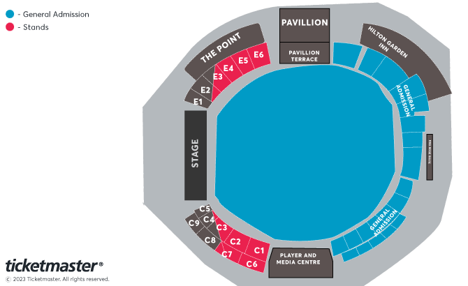 Foo Fighters - EVERYTHING OR NOTHING AT ALL UK TOUR Seating Plan - Old ...