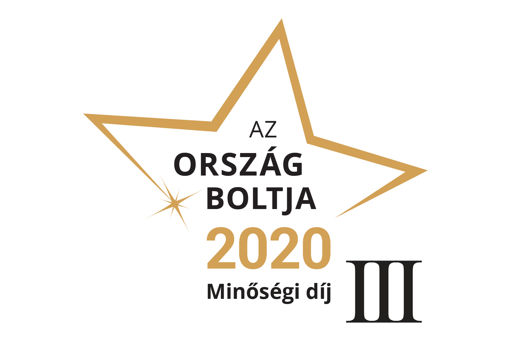 Az Ország Boltja 2020 - Minőségi díj