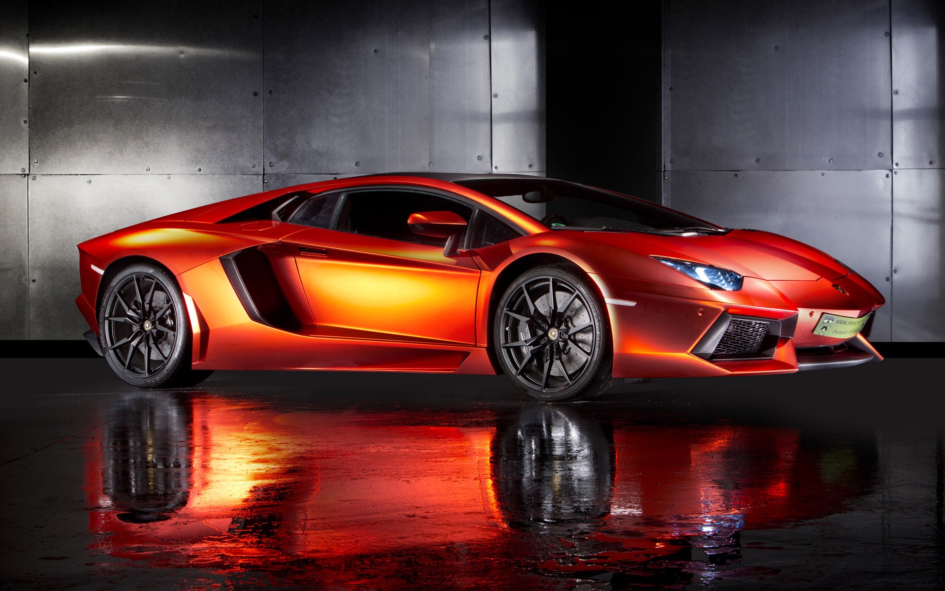 Wallpaper Print Tech Lamborghini Aventador orange supercar 1920x1200 HD  Picture, Image