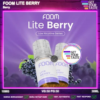 Liquid Foom LITE Berry Fruity Salt Nic 30ML Pods Friendly by Foom Lab