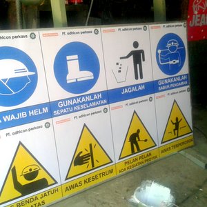 Jual Rambu  Proyek  sticker K3 di lapak bikin rambu  bikinrambu