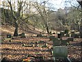 SP0588 : Key Hill Cemetery, Hockley: view southeast into the quarry by Robin Stott