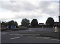 SU9576 : Roundabout on Maidenhead Road, Water Oakley by David Howard