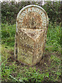 SE5931 : Old Milestone by the A63. Leeds Road, Selby by C Minto