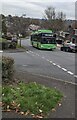 ST3090 : Yutong electric bus ascending Rowan Way, Malpas, Newport by Jaggery