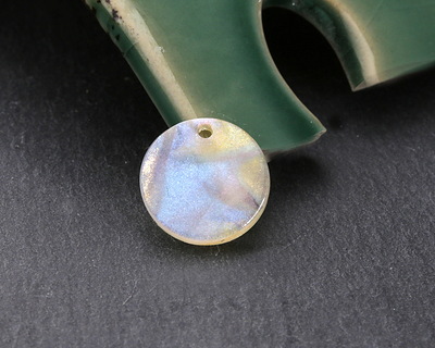 Zola Elements Opal Acetate Coin Charm 14mm