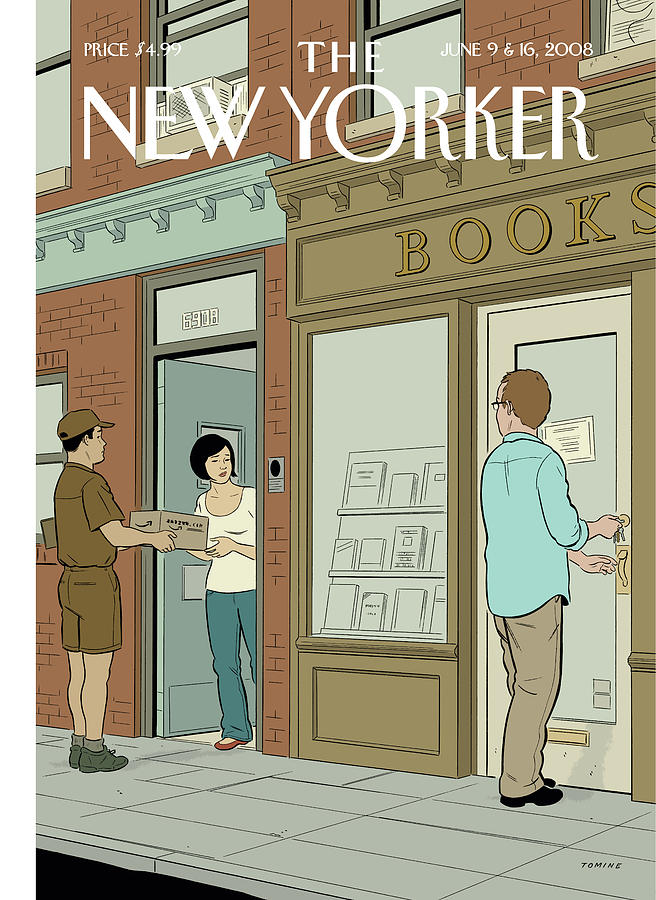 "Book Lovers," by Adrian Tomine, June 9, 2008