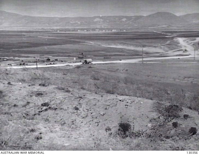 GREECE. 1945-04-08. PANORAMIC VIEW FROM SOUTH-WEST TO NORTH-EAST OF ...