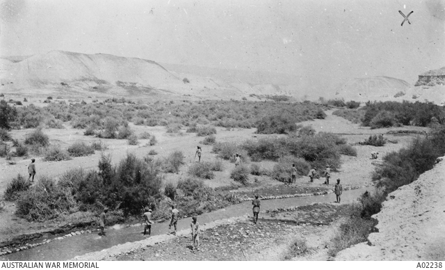 Canalisation of a stream by Sikh Pioneers to prevent mosquito breeding ...